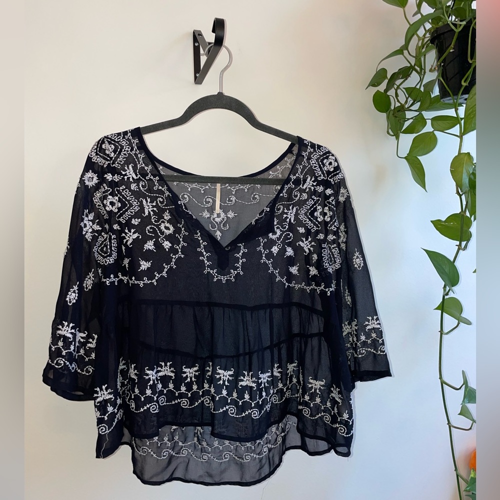 Black Free People Shirt